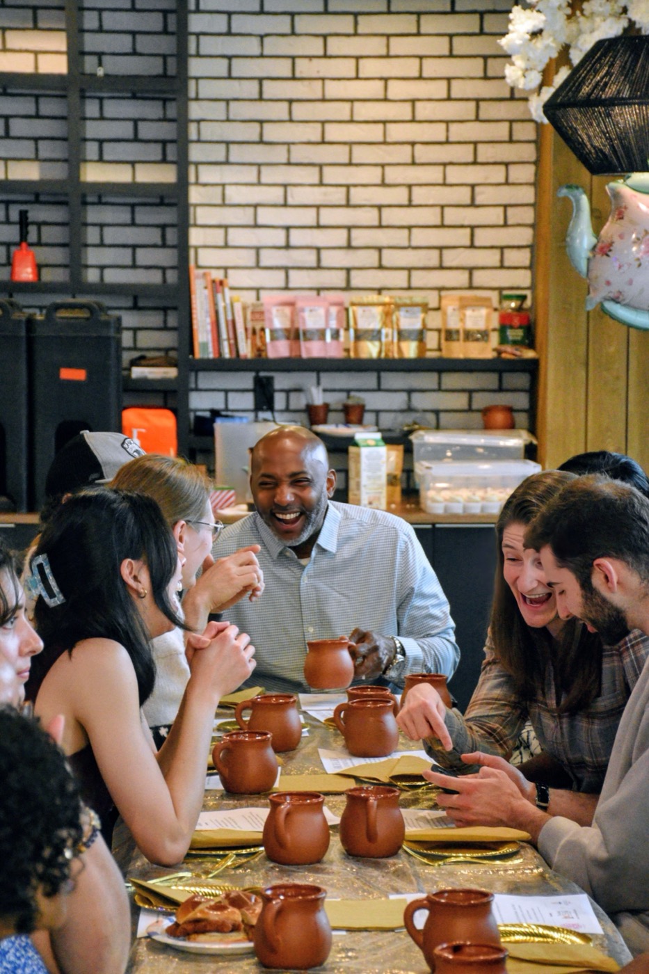 Guests enjoying a High Chai event